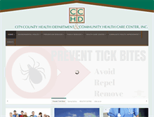 Tablet Screenshot of cchdmt.org